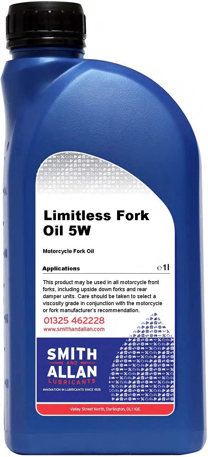Smith & Allan High Performance 5W 5wt Motorcycle Fork Oil Suspension Fluid 1 litre 1L