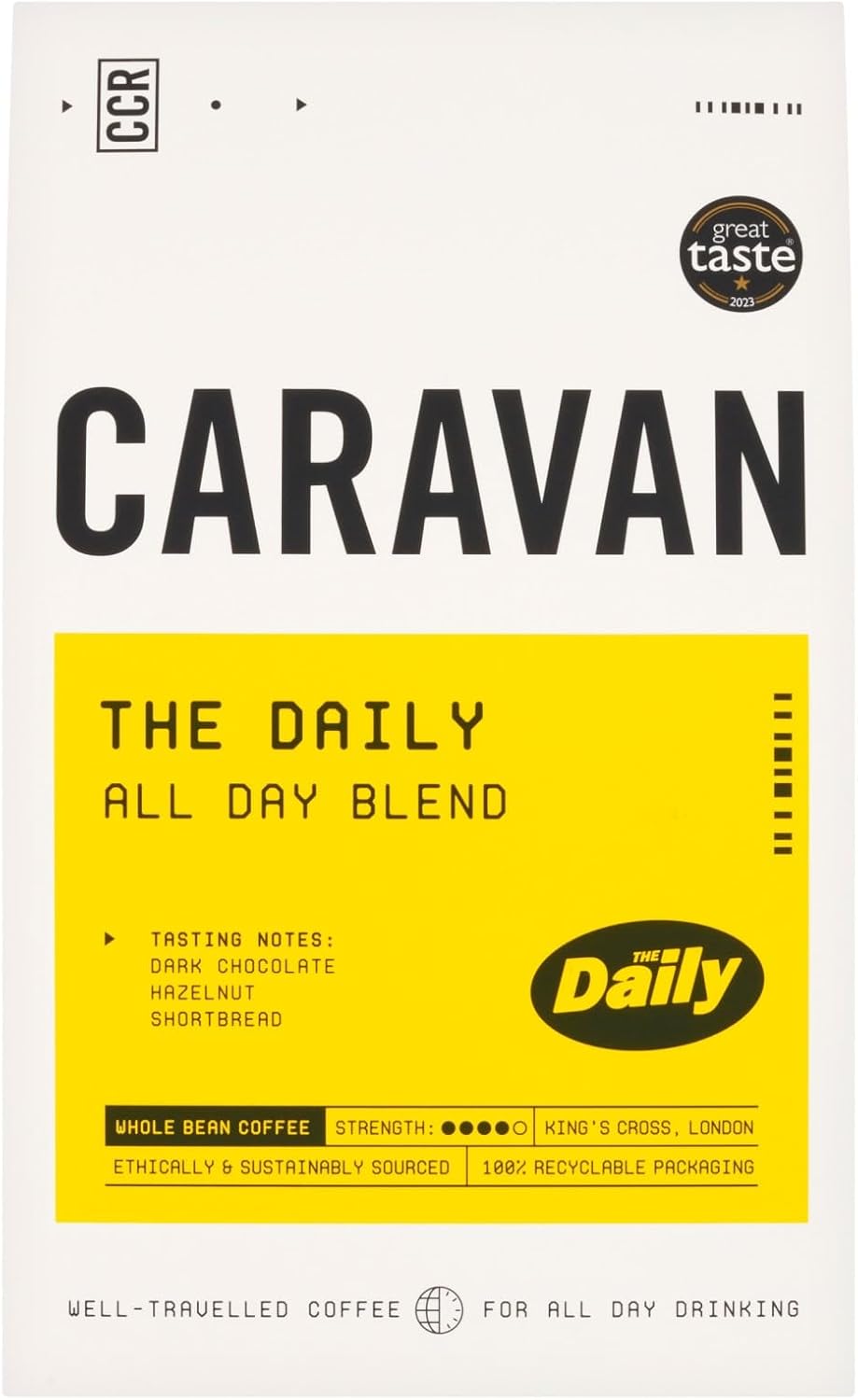Caravan Coffee Daily Blend Wholebean Coffee, 200g