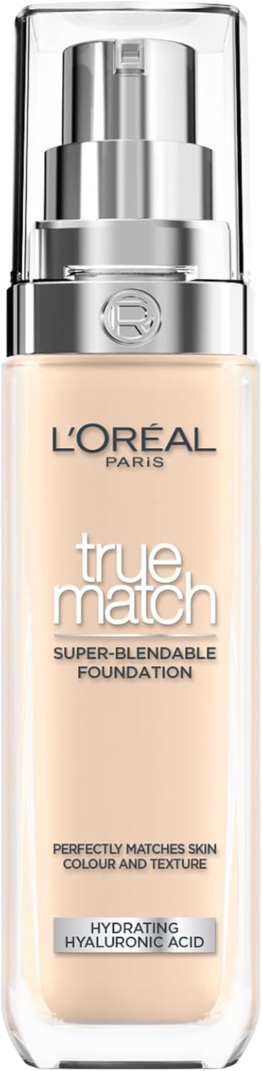 L'Oréal Paris True Match Foundation, SPF16, Shade 1C Rose Ivory 30ml