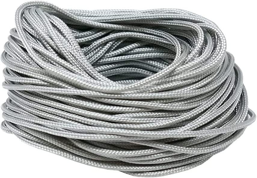 Thin Roman Blind Cord String 10Meters Grey Braided Cord String Picture Cord Lift Shade Cord Picture Hanging Cord Nylon Braided Cord Frame Hanging String for Crafts