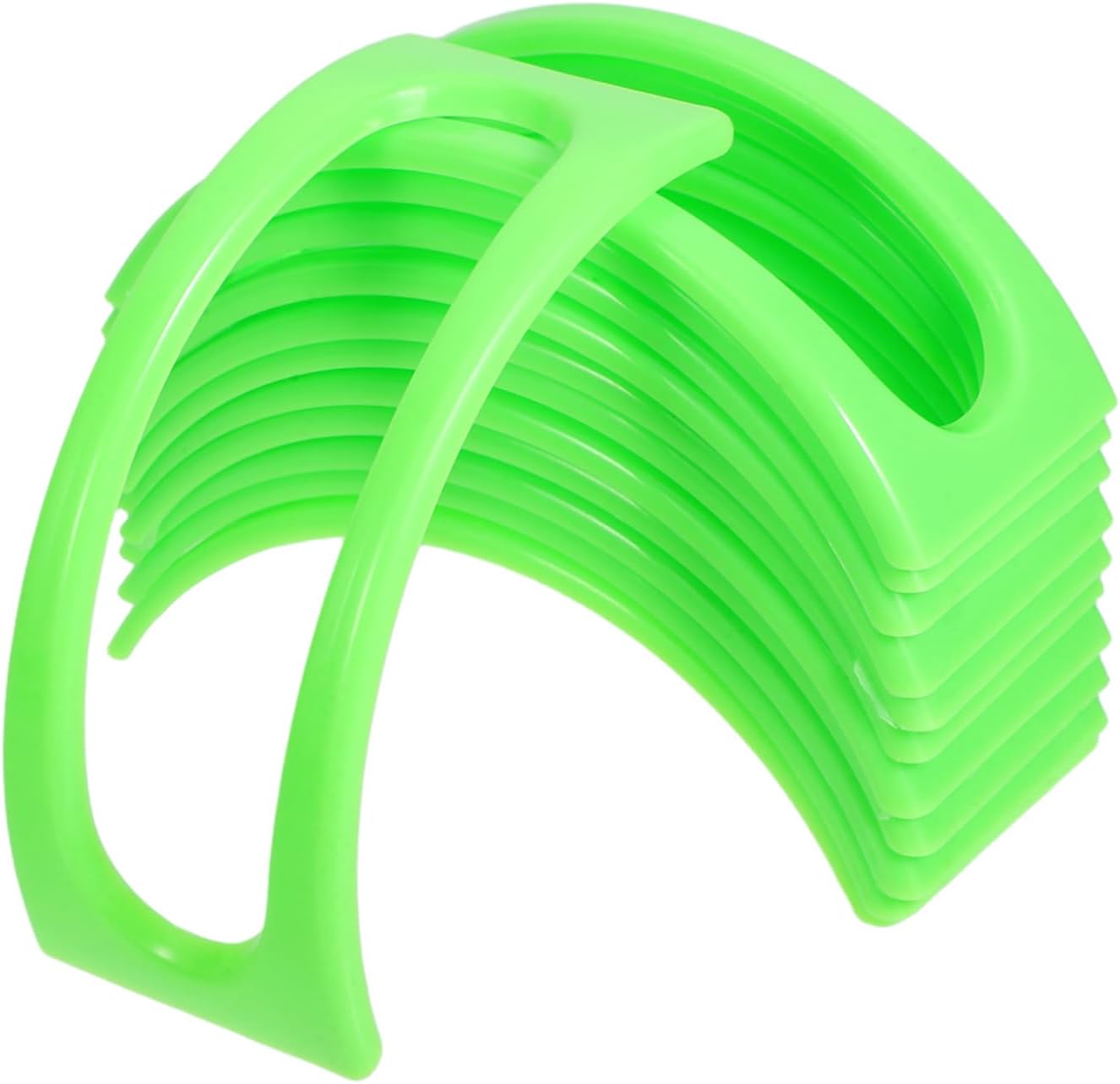 VALICLUD 12pcs Taco Holder Microwave Safe Tortilla Rack for Stylish Taco Presentations and Versatile Design for Home Parties and Gatherings