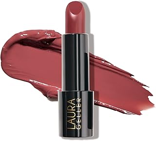 LAURA GELLER NEW YORK Modern Classic Lipstick - Mauve Majesty - Ultra-Rich Color - Luxurious and Lightweight - Cream Finish