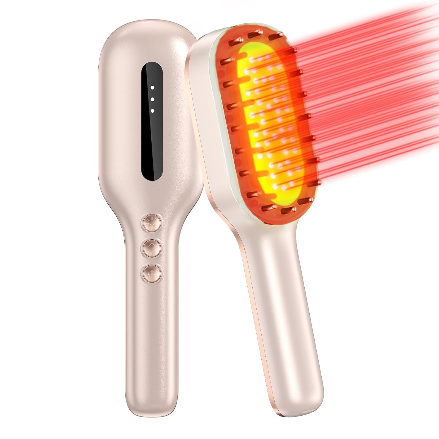 Laser Therapy Hair Growth Comb,red light therapy for hair growth (Pink)