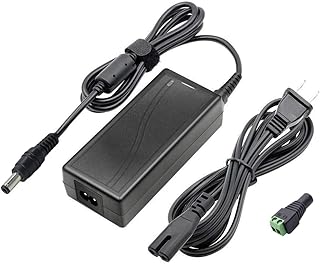 inShareplus 6V Low Voltage Power Supply, Transformer, Power Adapter, DC 6V 10A, 60 Watt Max, AC 100-240V to DC 6V, with 5.5/2.1 DC Female Barrel Connector