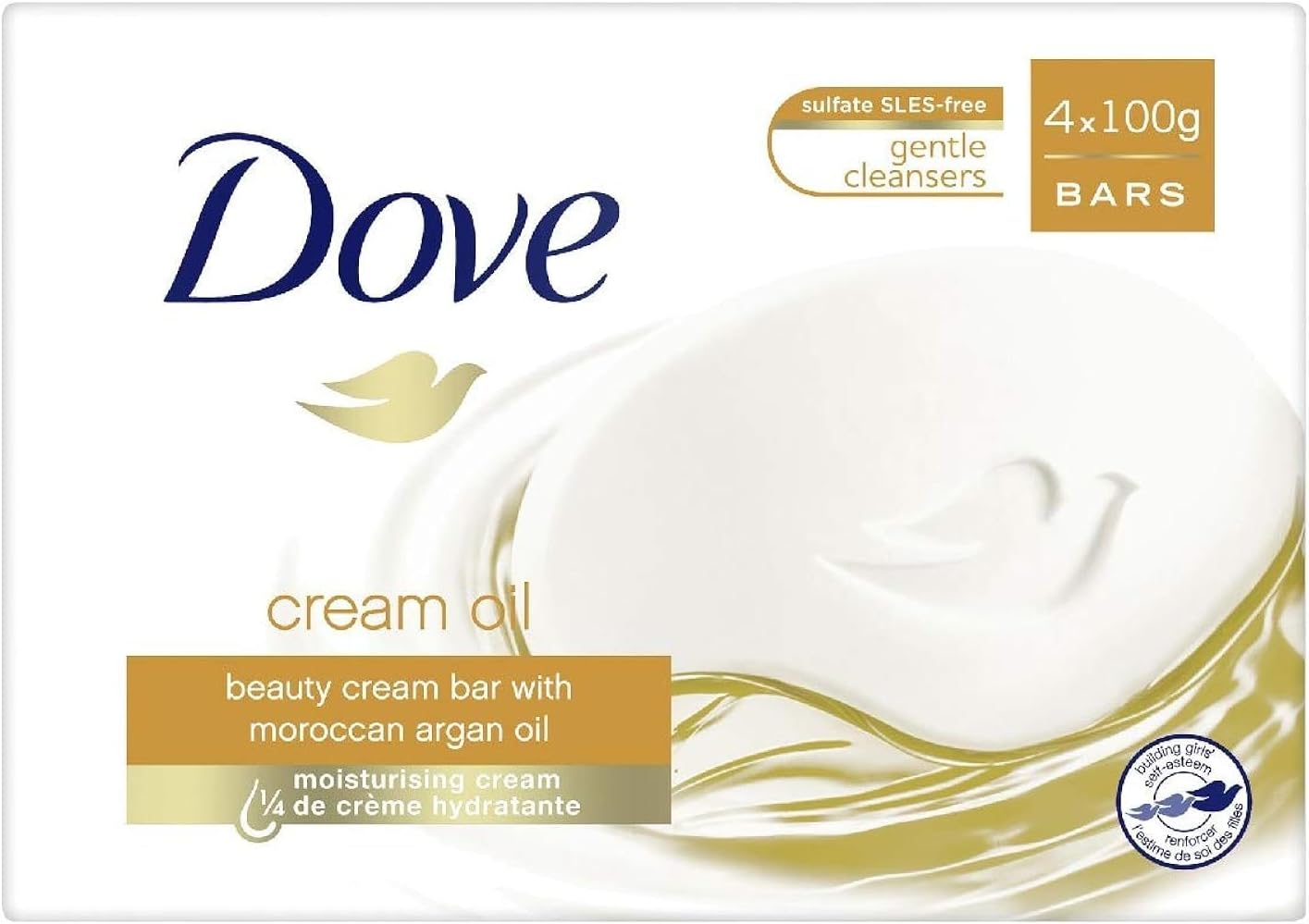 Dove Nourishing Beauty Cream Bar 4 x 90 g.