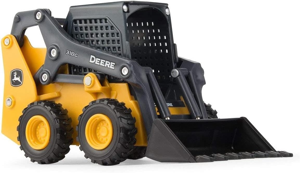 TOMY Big Farm John Deere 318G Skid Steer Toy - 1:32 Scale - Farm and Construction Toys - Collectible John Deere Toys - 3 Years and Up