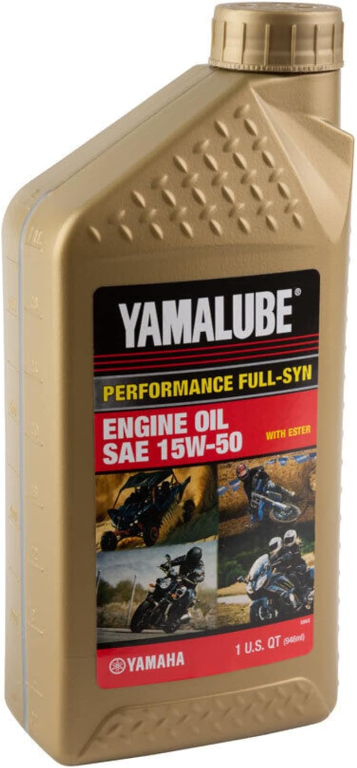 Yamaha New OEM Full Synthetic Engine Oil, 32oz. 15W-50, LUB-15W50-FS-12
