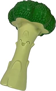 Nylabone Power Chew Broccoli Dog Chew Toy, Cute Dog Toys for Aggressive Chewers, Bacon & Cheese Flavor, Large/Giant (1 Count)