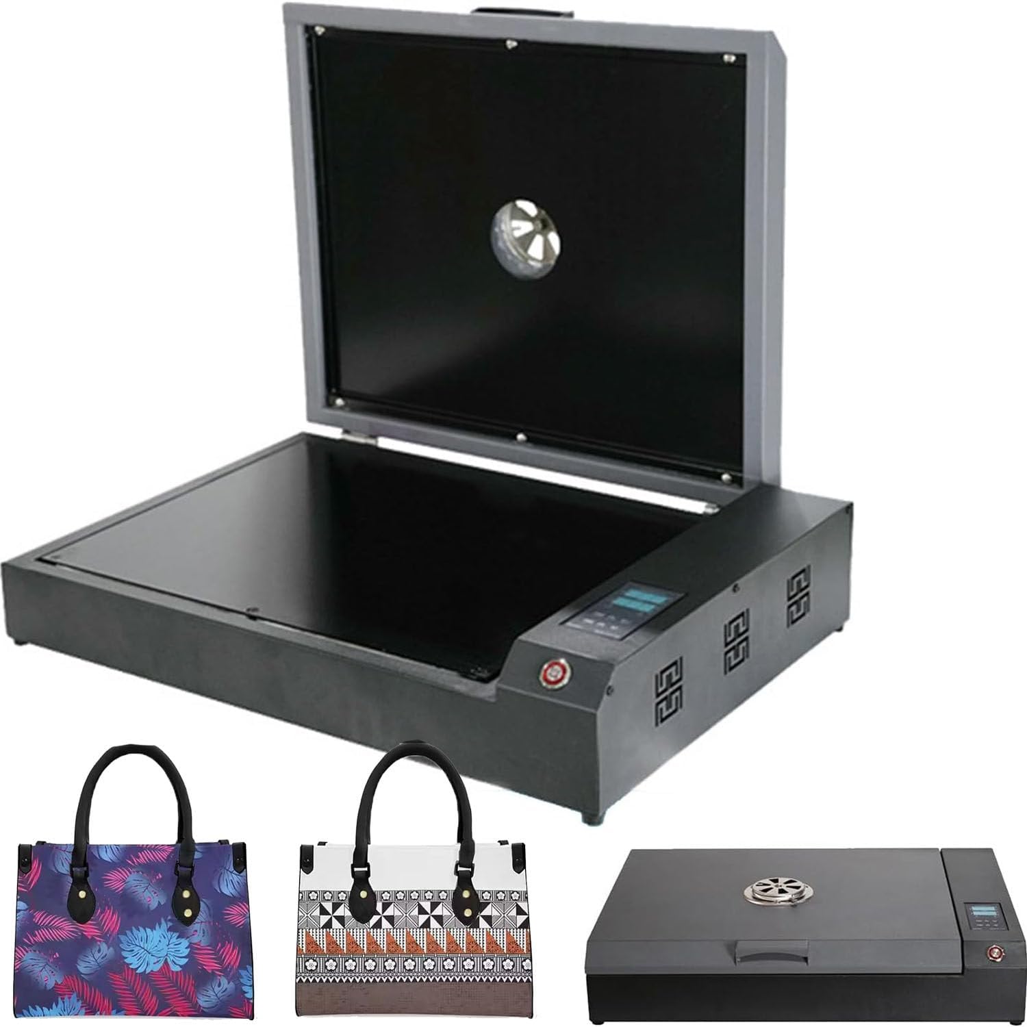 YANGYMM 930W A3 Portable DTF Printer with Double Heating, 0-200 Setting Temperature, DIY Clothing Panel Drying Oven, Digital Display, for Agricultural and Industrial Films