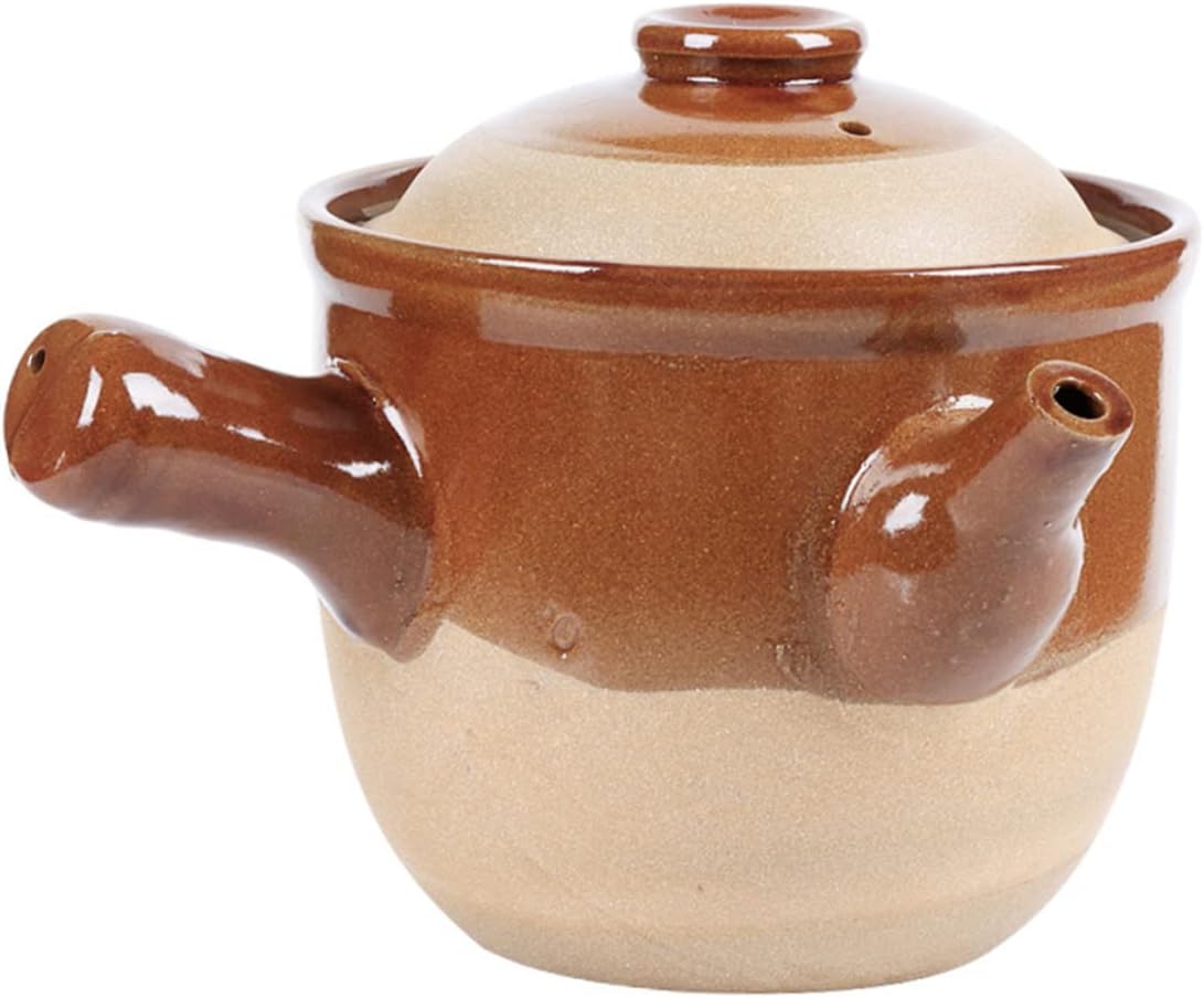 HOLIDYOYO 1pc Vintage Casserole Pot for Boiling Medicine Traditional Chinese Medicine Kettle High-Temperature Resistant Easy to Clean No Chemical Reaction