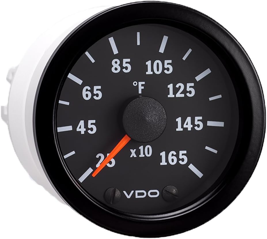 VDO 310153 Vision Style Electrical Pyrometer Gauge Kit 2 1/16" Diameter