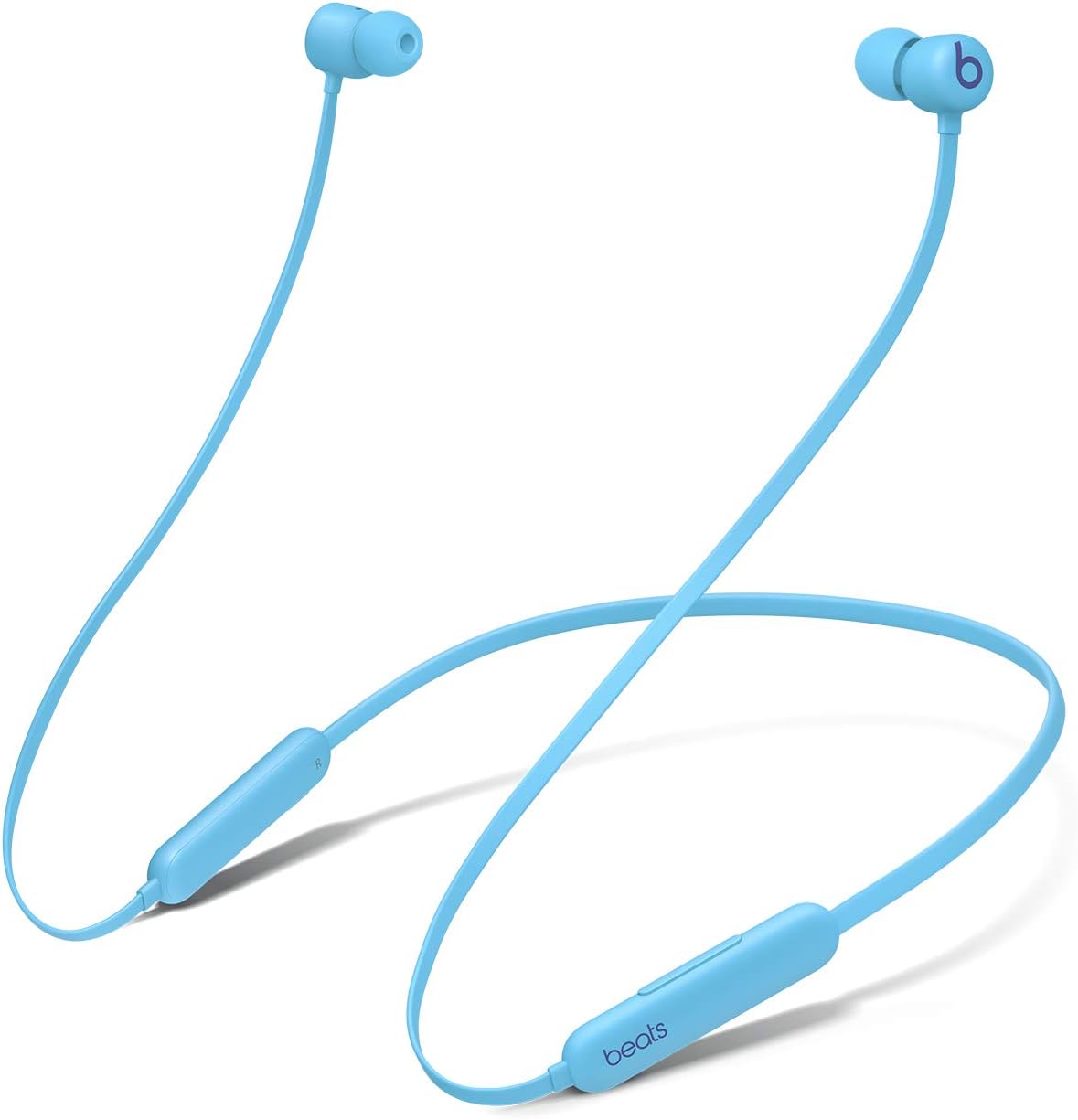 Beats Flex Wireless Earphones – Apple W1 Headphone Chip, Magnetic Earbuds, Class 1 Bluetooth, 12 Hours of Listening Time, Built-in Microphone - Flame Blue
