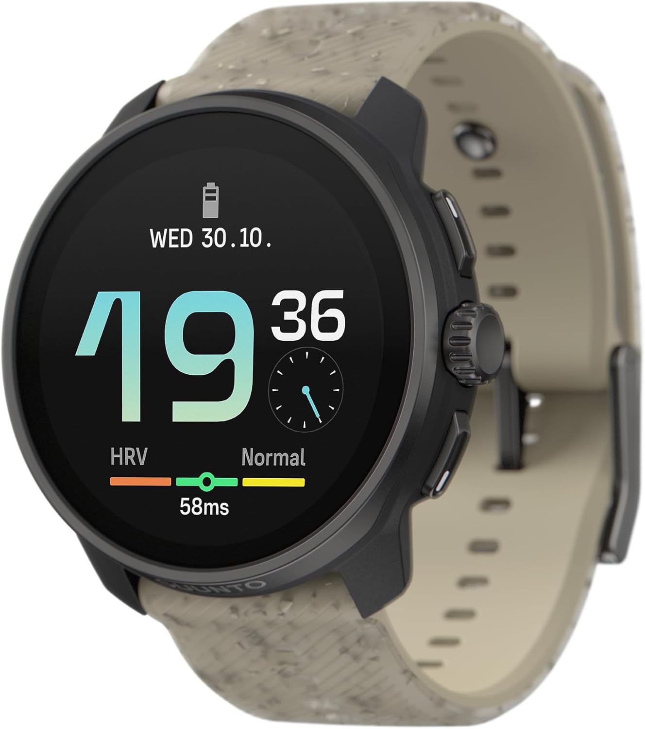 SUUNTO Race S GPS Sports Watch, 1.32" AMOLED Touchscreen w/Crown, 13 Days Battery Life, Training & Sleep Health Tracking, Dual-GNSS, 32GB Global Offline Maps, Lightweight for Running, Gravel Gray
