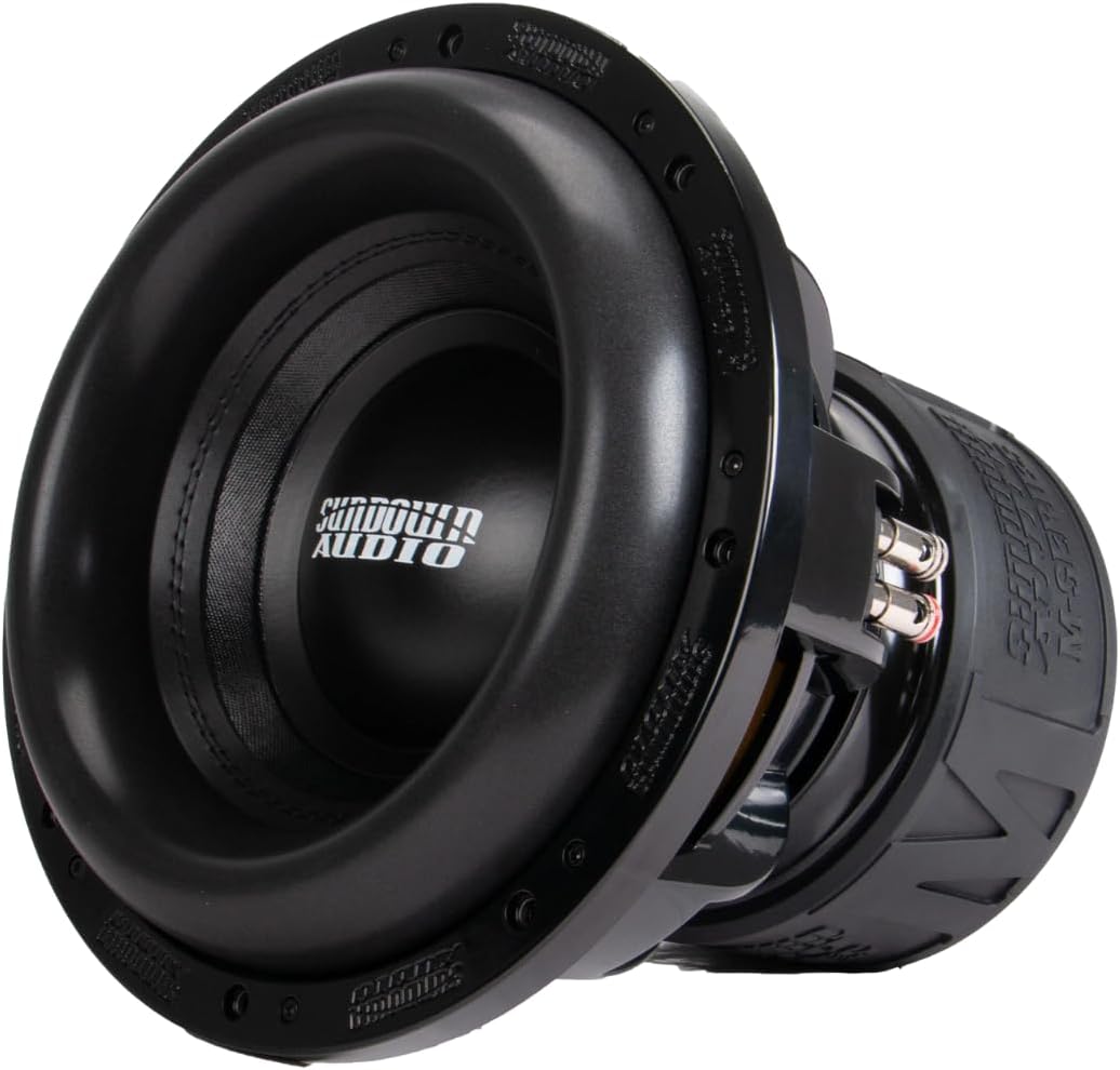 Sundown Audio M12 Car Subwoofer – 12" Dual 2 Ohm, 2000W RMS/4000W Peak, 3" Aluminum VC, 35mm Xmax, Mega Roll Surround, Quad-Stacked Magnet, Low-Distortion Car Audio Sub