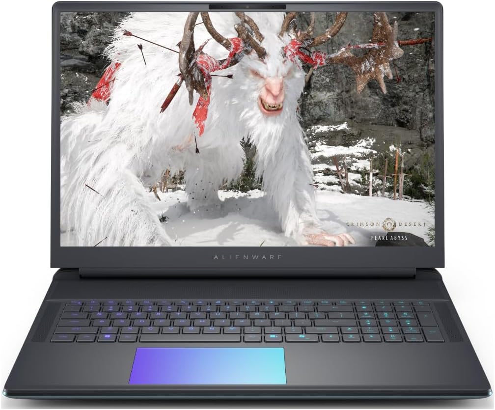 2025 New Alien.Ware 18 Area-51 Gaming Laptop 18" QHD+ 300Hz, 3ms Display Ultra 9 275HX 64GB RAM 2TB Gen5 SSD Geforce RTX 5080 16GB GDDR7 CherryMX Keyboard Thunderbolt 5 Gorilla Glass Panel Win 11Home