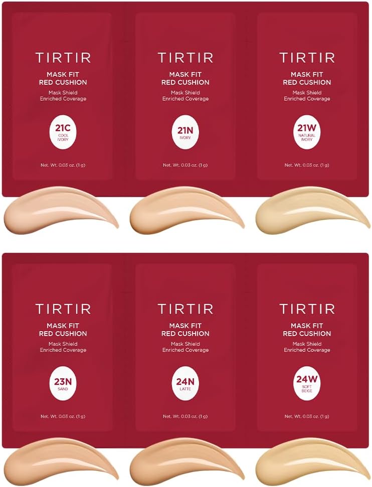 Mask Fit Red Cushion 6 Shade Trial Kit