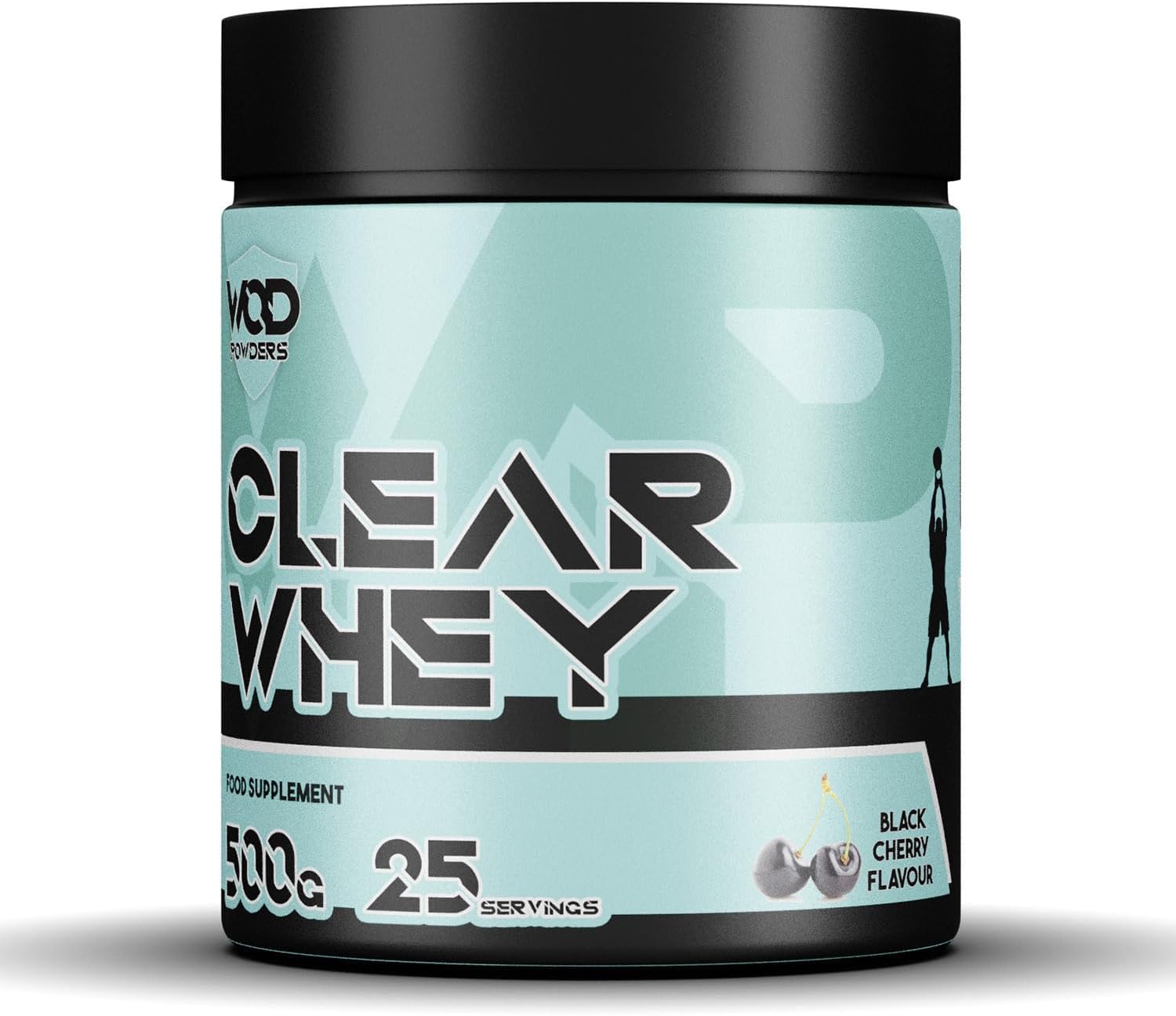 Clear Whey Isolate Protein Powder – Refreshing Protein Shake | Low Lactose, Easy Digesting & High in Protein | Ideal for Workout Recovery – 500g, 25 Servings (500 Grams, Black Cherry)