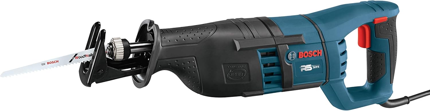 BOSCH RS325 120-Volt 12 Amp Reciprocating Saw, Variable Speed, Compact