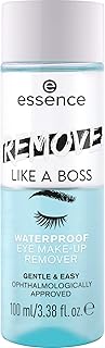 essence | Remove Like A Boss Waterproof Eye & Face Make-Up Remover | Bi-Phase, Gentle & Caring, Easy to Remove | Vegan & Cruelty Free | Free from Parabens, & Microplastic Particles