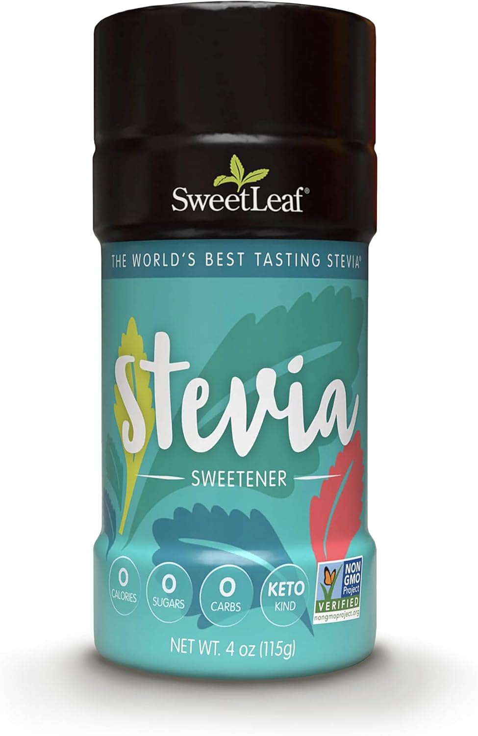 SweetLeaf Stevia Plus Fibre Shaker, 115 g, 4 Ounce