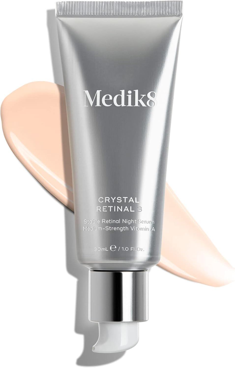 Medik8 Crystal Retinal 3 - Age-Defying Retinal Night Serum - Improves Wrinkles & Skin Firmness- 0.03% Retinal Strength - 11x Faster than Retinol - For New Vitamin A Users - 30ml