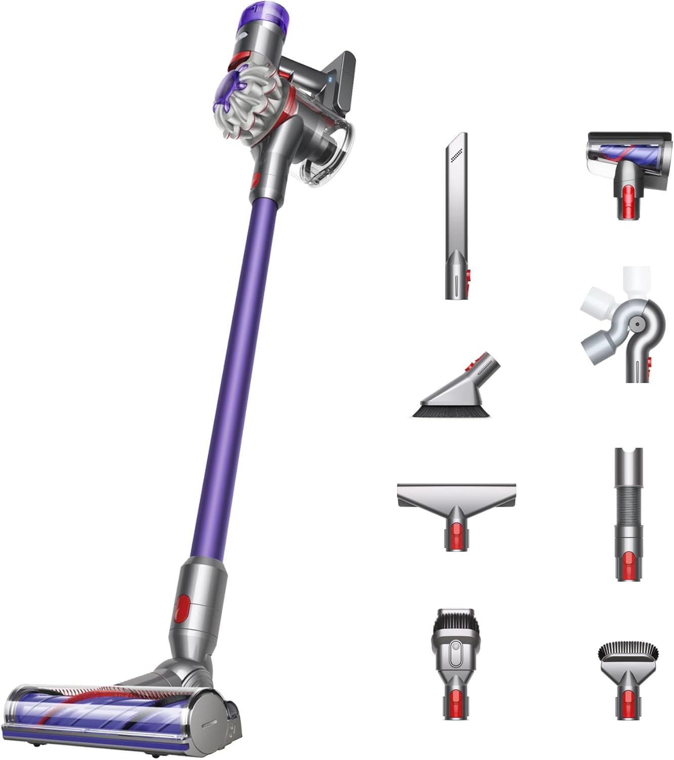 Dyson V8 Extra Cordless Vacuum Cleaner, Purple