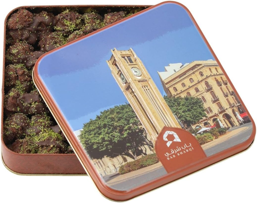 Bab Sharqi Chocolate Covered Biscuits - 240 g | Gourmet Milk Chocolate Coated Cookies | Bakery-Style Biscuits Presented in a Beautiful Gift Box | Handmade With Natural Ingredients | Perfect to Share