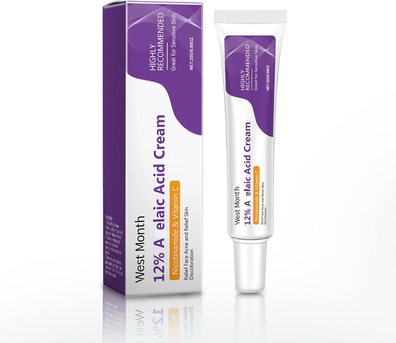12% Azelaic Acid Cream 25g, Gentle and Effective for All Skin Types