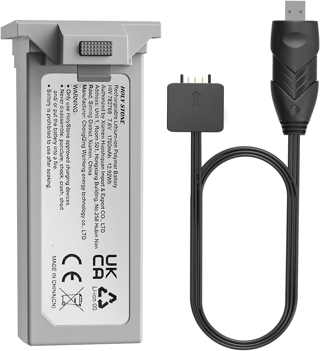 Holy Stone HS440G Drone Original Battery - Replacement Spare Battery 7.7V 1700mAh 23Mins Flight Time Accessories