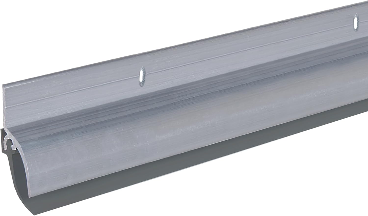 M-D Building Products 68726 36 in. Silver Aluminum & Vinyl with Drip Cap Commercial Screw-on Door Sweep