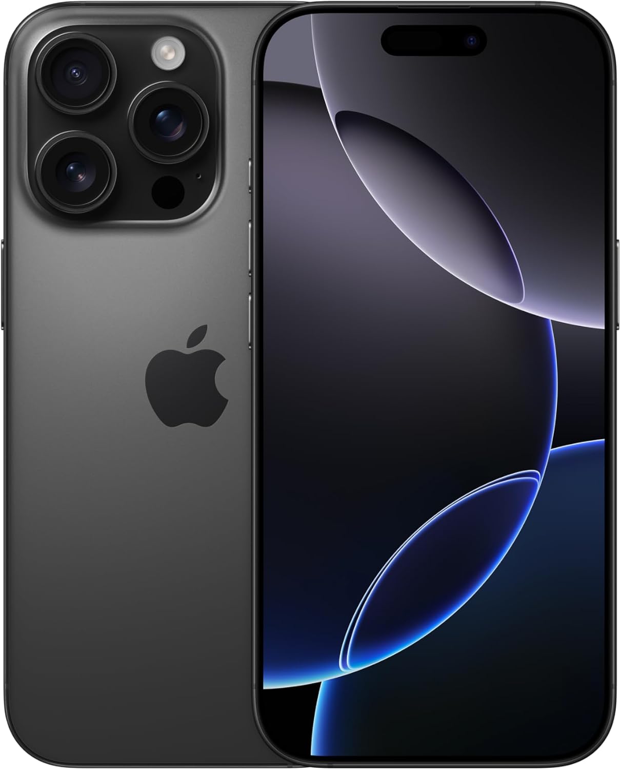 Apple iPhone 16 Pro 128 GB: 5G Mobile phone with Apple Intelligence, Camera Control, 4K 120 fps Dolby Vision and a Huge Leap in Battery Life. Works with AirPods; Black Titanium