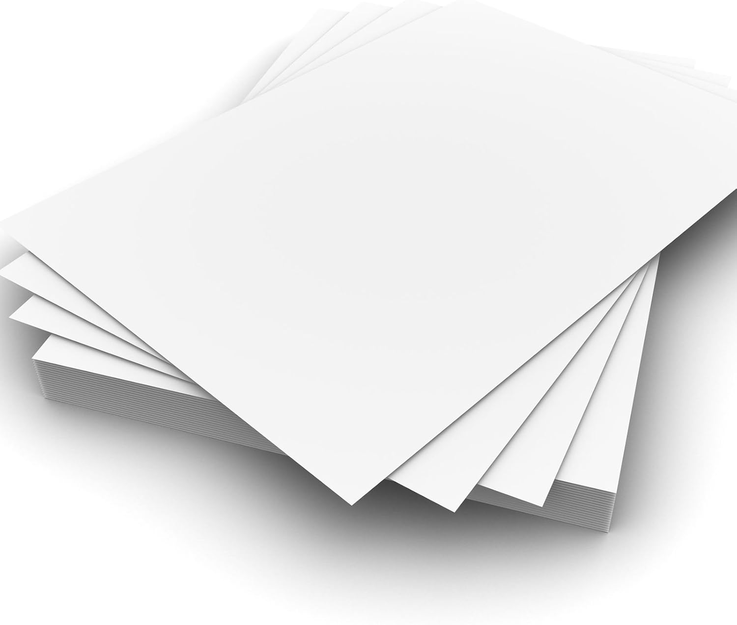 100 Sheets A4 250gsm White Card - Premium Thick Printing Paper Suitable for All Printers