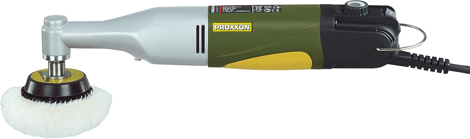 PROXXON Angle Polisher WP/E, 38660, Yellow/Green/Black, 0.5 Liters