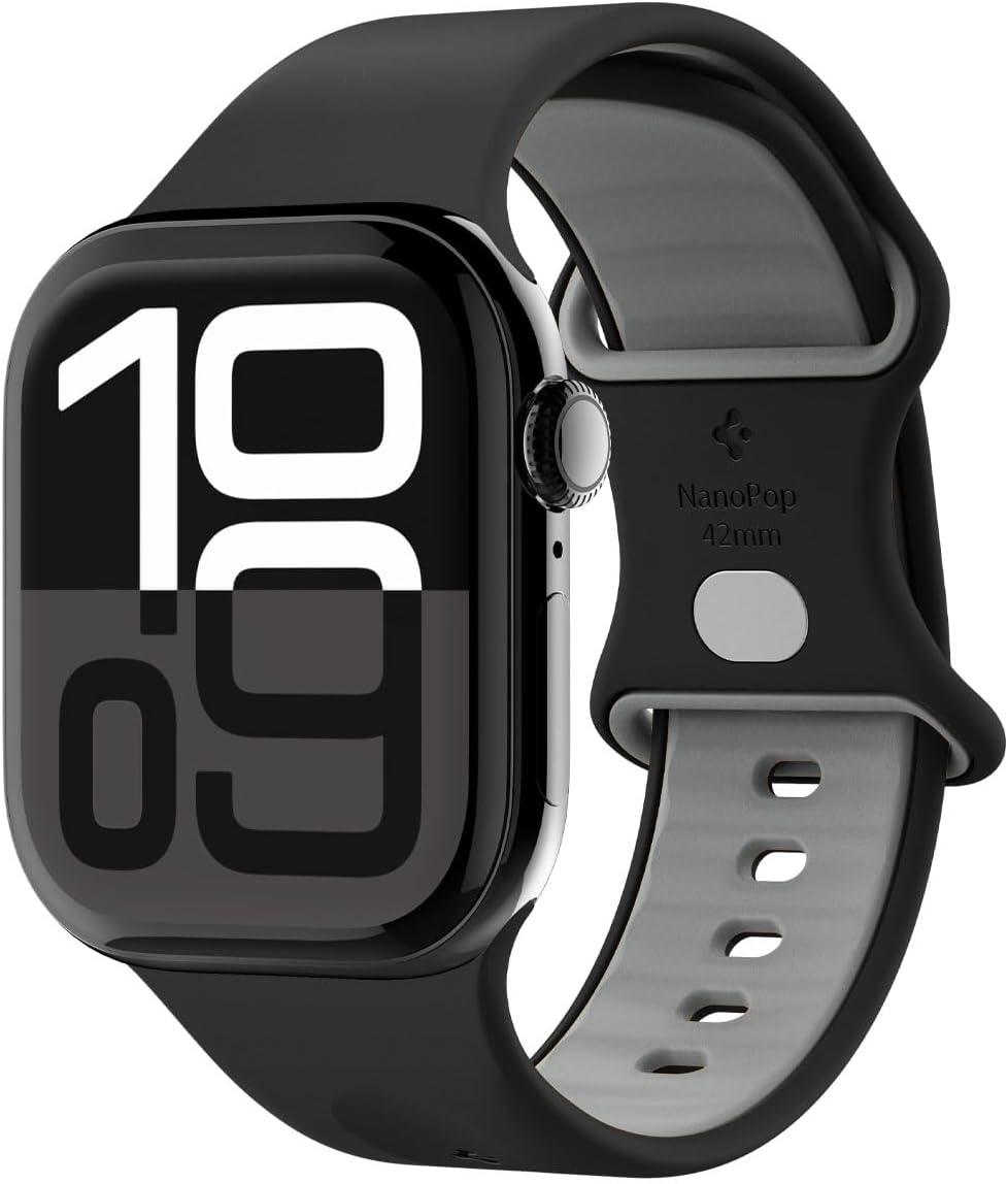Spigen Nano Pop Strap Compatible with Apple Watch Strap 10 42mm, 9/8/7 41mm, 6/SE/5/4 40mm and 3/2/1 38mm