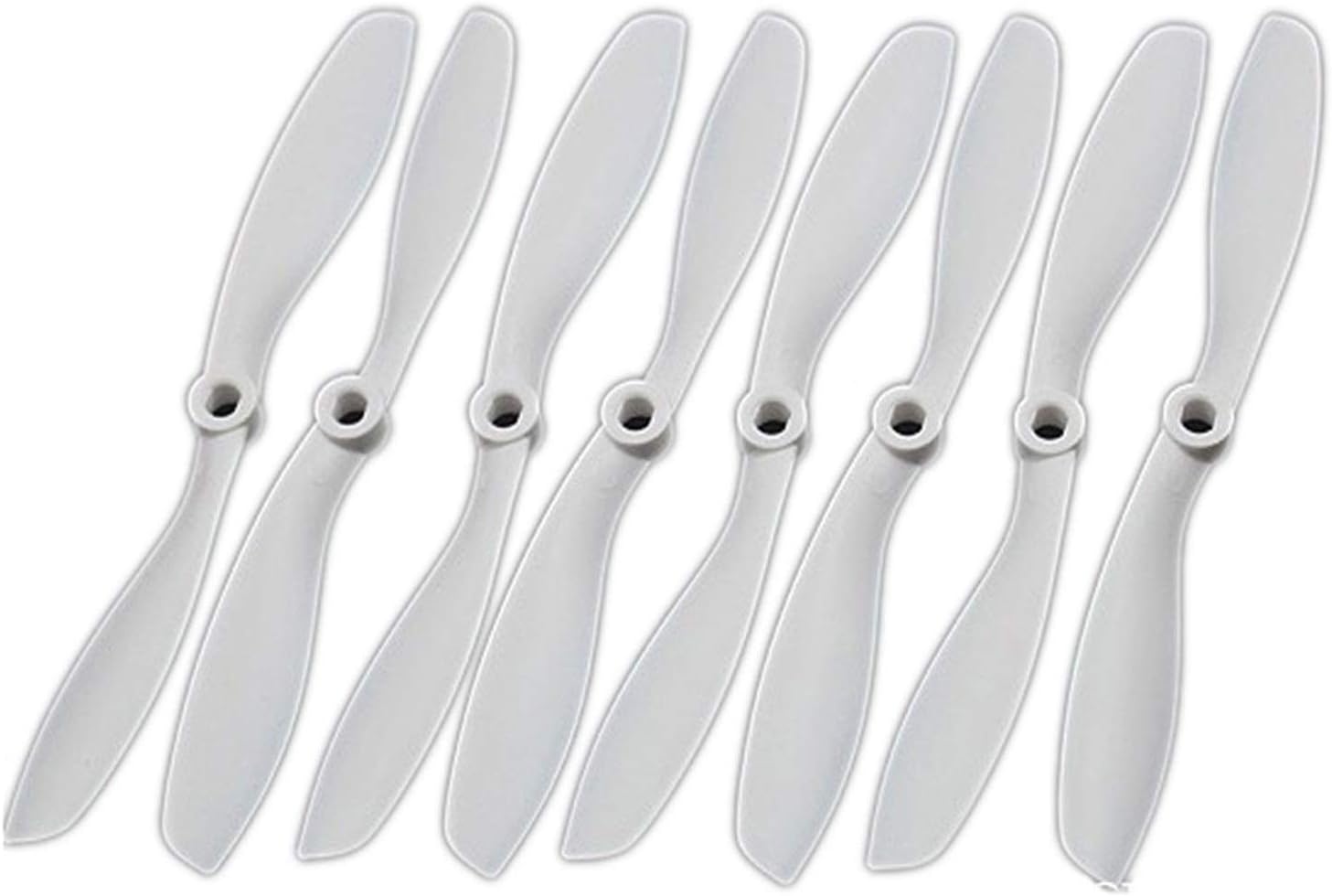 HUVNEXA 4Pairs Rctimer 8x4.5'' 8045 Propeller 8x4.5 Inch CW CCW Props White 8 Inch Pro, for DJI, for Phantom, Drone FPV Multi-Rotor QuadCopter Drone Propeller