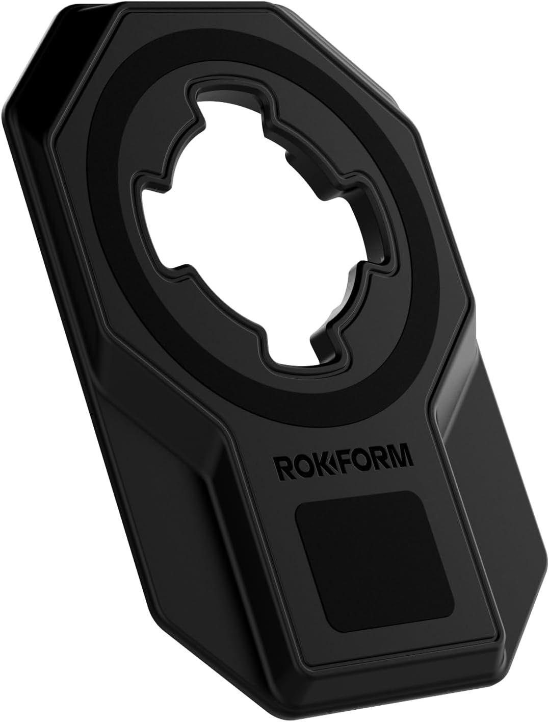 Rokform – Universal Adapter, Twist Lock and Mag Safe Compatible, Magnetic Phone Mount, Adapter Mounts to Almost Any Smartphone, Phone Case, Tablet, or Flat Surface with 3M VHB Adhesive (Black)