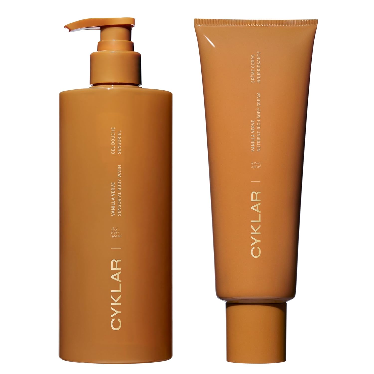 Nutrient Rich Body Cream + Sensorial Body Wash - Bundle - Vanilla Verve Fragrance
