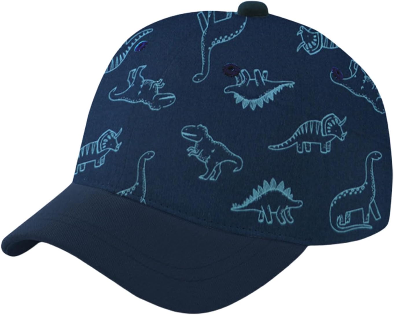 DWE Dinosaur Kids Baseball Cap, Summer Children Sun Hat Peaked Cap Cartoon Adjustable Baby Toddler Baseball Cap for Boys Girls 6 Months to 8 Years Old