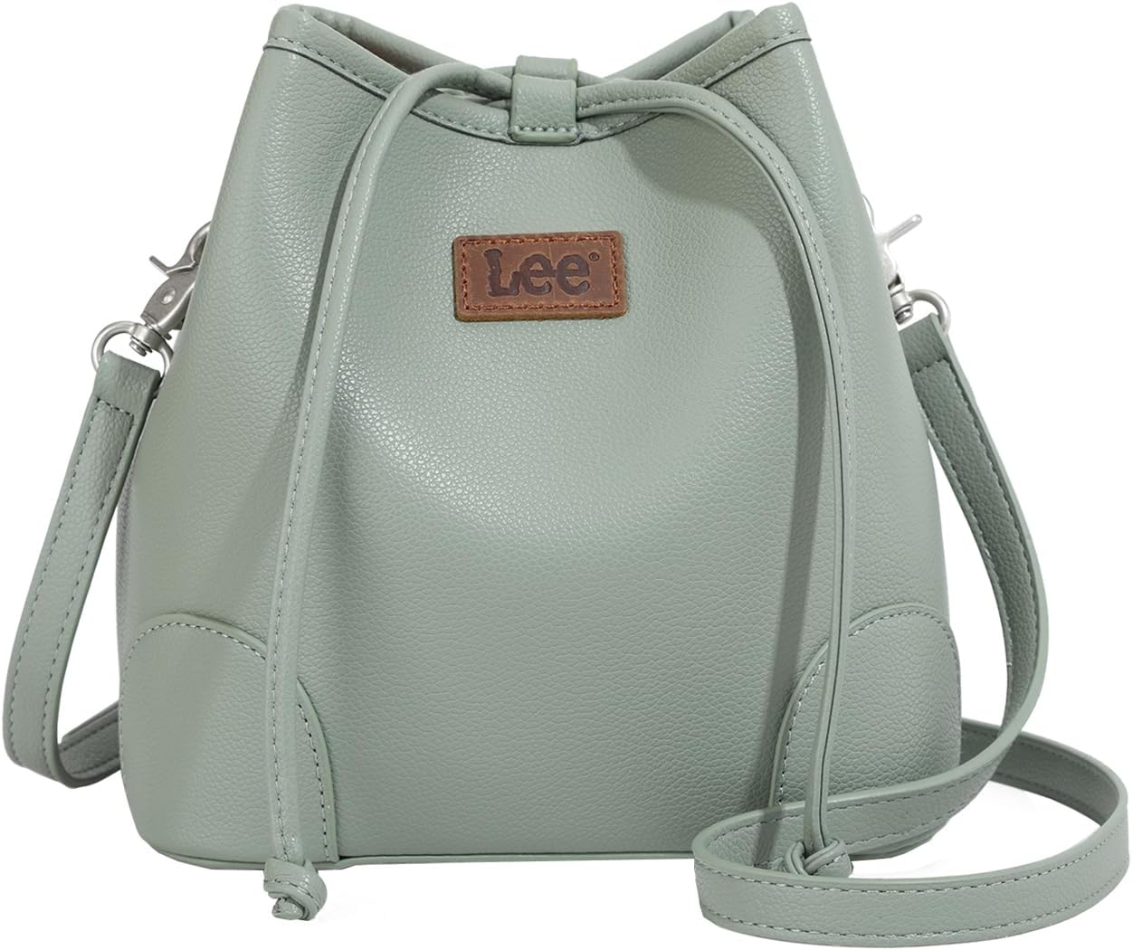 Montana West Lee Small Crossbody Bags for Women Drawstring Bucket Purse with Adjustable Strap