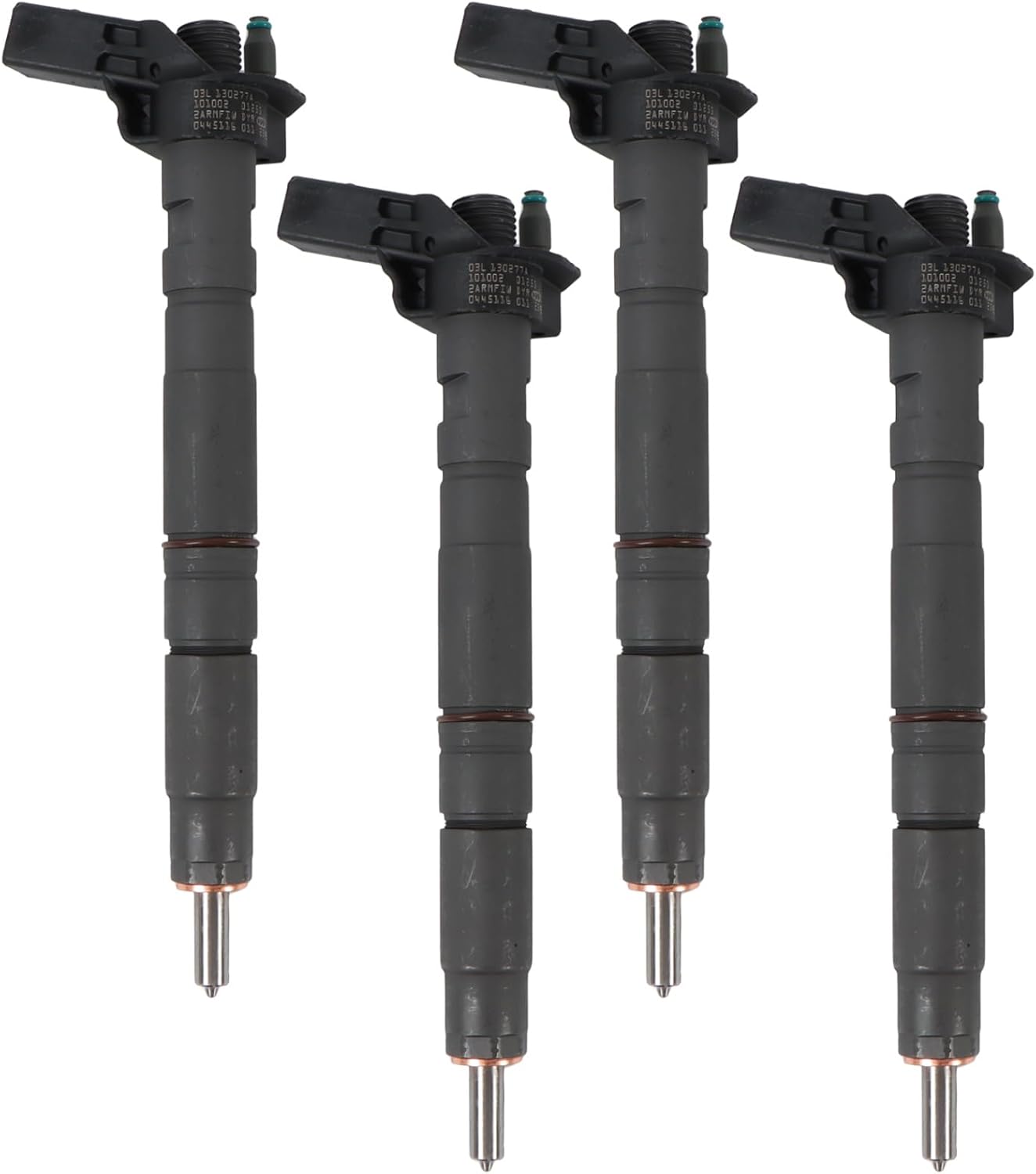 Set of 4 Fuel Injectors 03L130277A Diesel Fuel Injector Replacement for 2005-2016 VW Beetle Golf Jetta A3 2.0 TDI