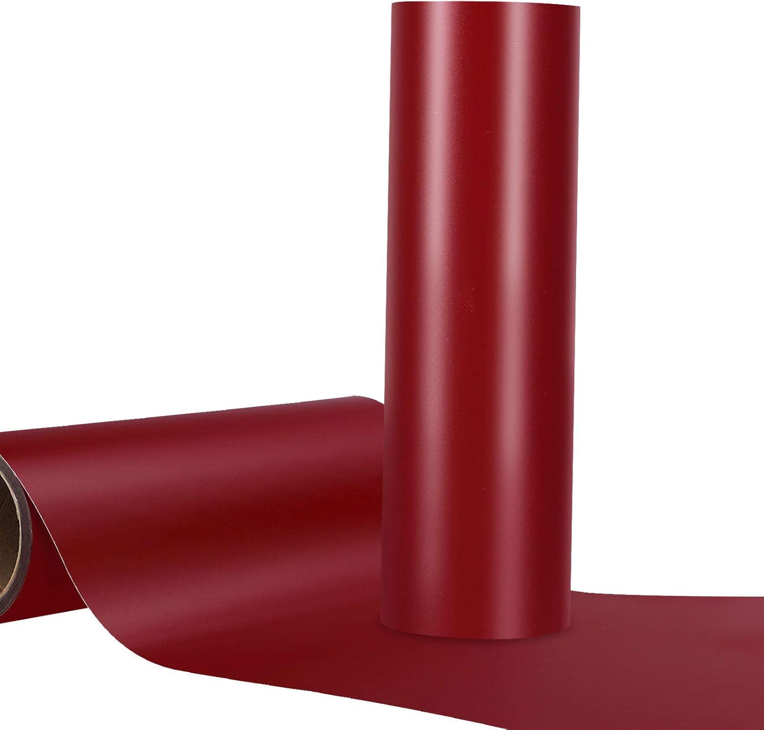WRAPXPERT Matte Craft Vinyl Roll 12" x10ft Maroon Adhesive Backed Vinyl for Signs,Scrapbook,Lettering