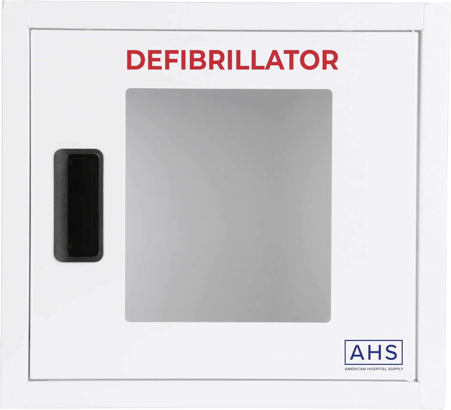American Hospital AED Cabinet | AED Defibrillator Wall Mounted Storage Cabinet Non Alarmed White | Large Fits Zoll/Cardiac Science/All Brands