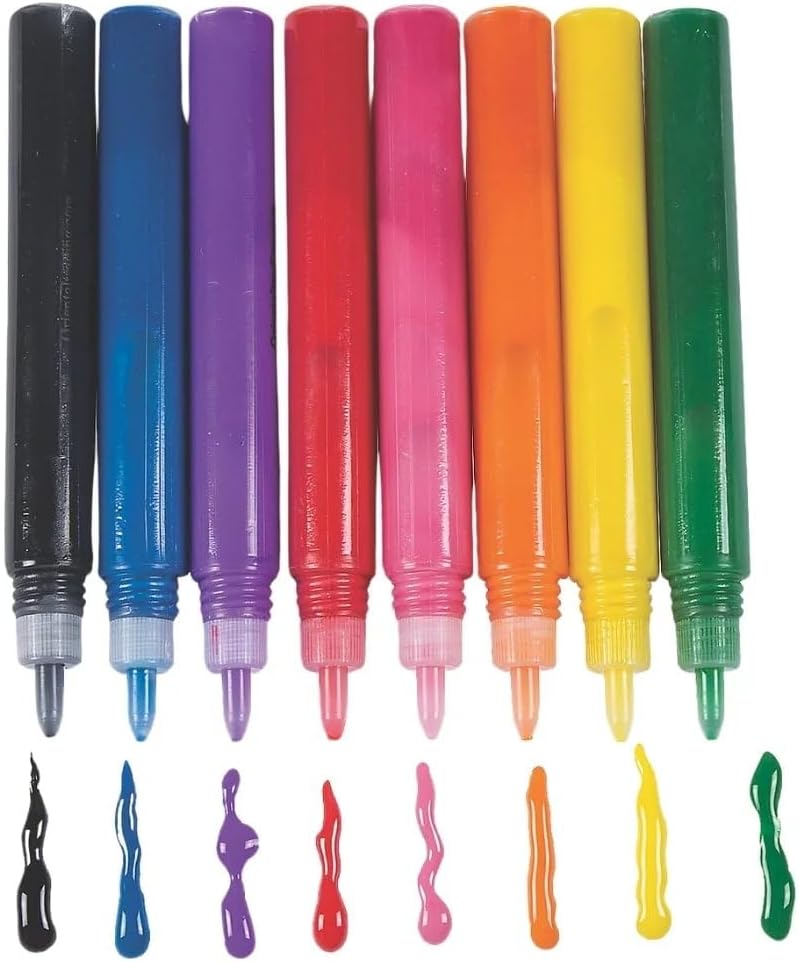 Color Suncatcher Paint Pens, Set of 8 Colors | Safe and Non Toxic, Crafts Sets for Kids