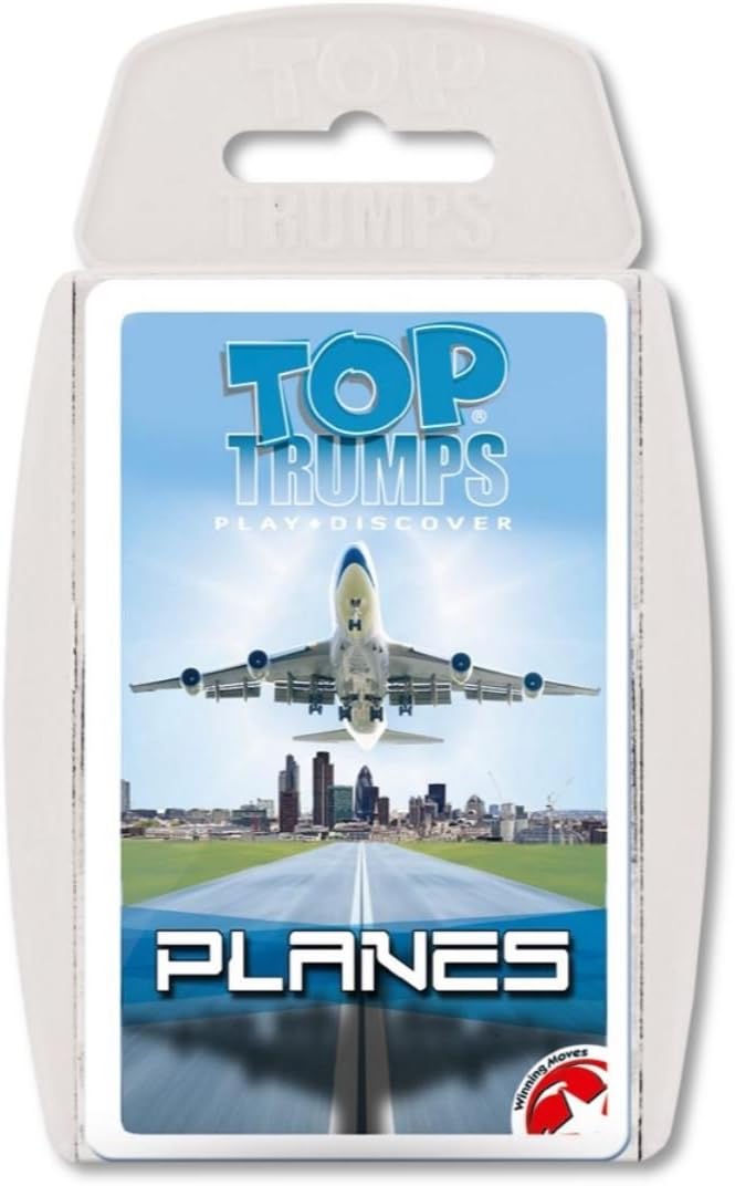 Passenger Planes Top Trumps Card Game, White