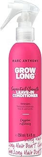 Marc Anthony Leave-In Conditioner Spray & Detangler, Grow Long Biotin - Anti-Frizz Deep Conditioner For Split Ends & Breakage - Vitamin E, Caffeine & Ginseng for Curly, Dry & Damaged Hair