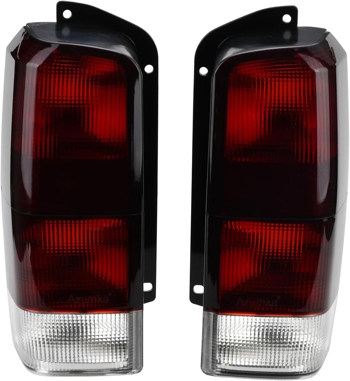 EKEGUY Rear Tail Light Tail Lights Red/Smoke Lens Rear Tail Lamps Set Left + Right For Jeep For Cherokee XJ 1997-2001 Stop Brake Lamp(Red)