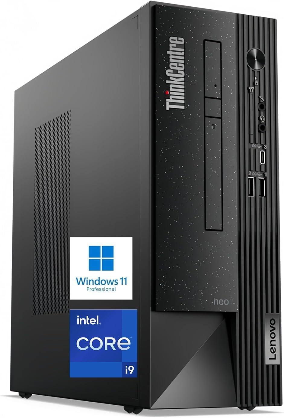 Lenovo ThinkCentre Neo 50s SFF Intel Fast Multi-Tasking 16-Core i9 Business Desktop Computer | Windows 11 Pro | 32GB RAM | 1TB SSD + 1TB HDD | DisplayPorts | HDMI | RJ45 | USB Type-C