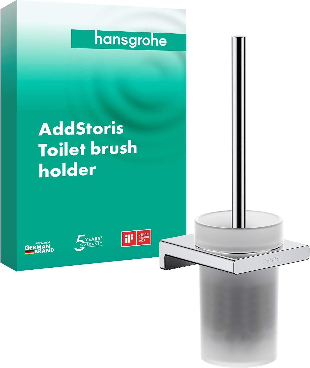 hansgrohe AddStoris Toilet brush holder wall-mounted, chrome, 41752000