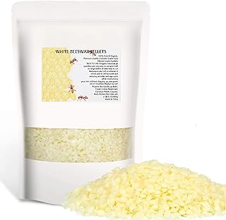White Beeswax Pellets 2LB 100% Pure and Natural Triple Filtered for Skin, Face, Body and Hair Care DIY Creams, Lotions, Lip Balm and Soap Making Supplies