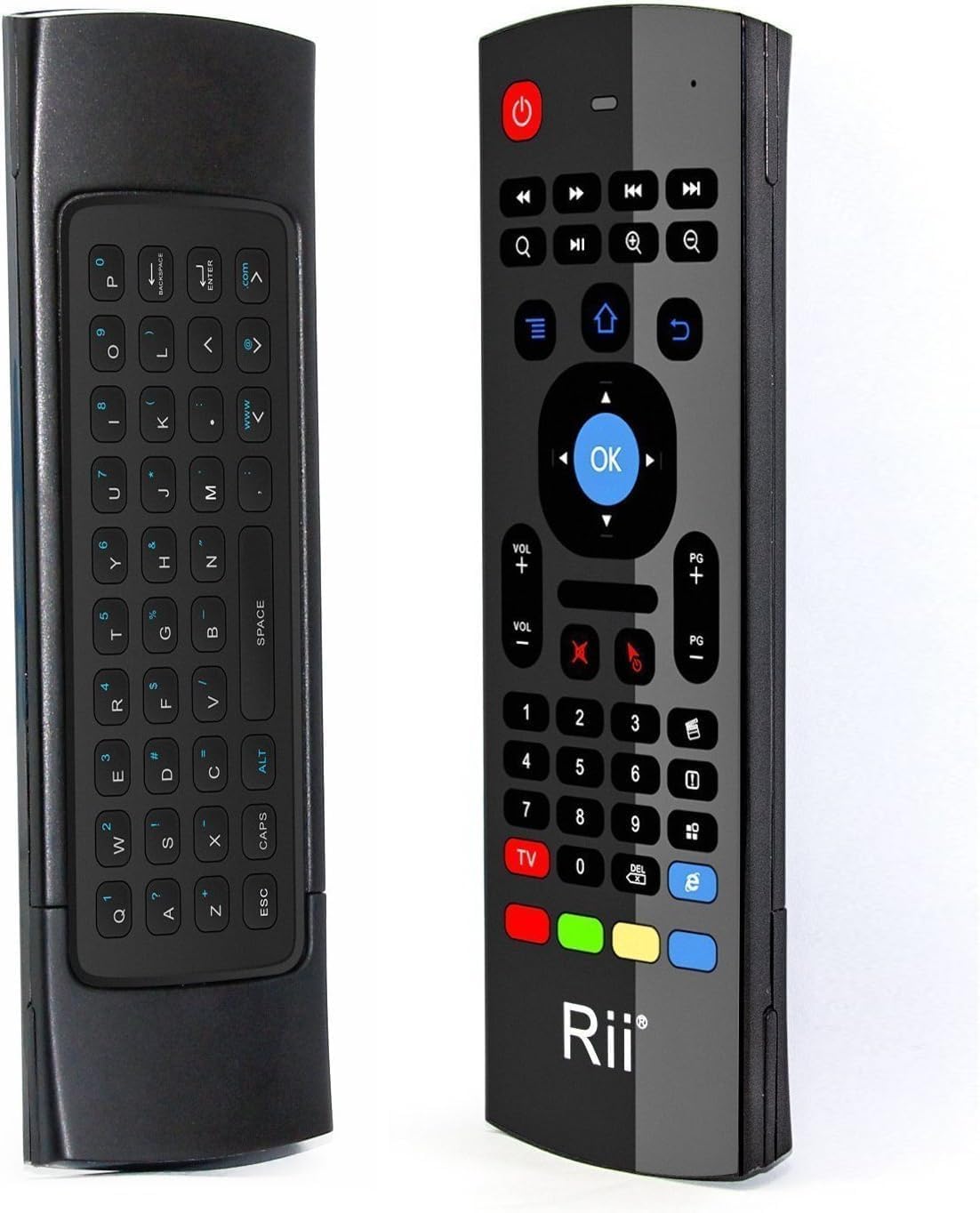 Rii MX3 Multifunction 2.4G Fly Mouse Mini Wireless Keyboard & Infrared Remote Control & 3-Gyro + 3-Gsensor for Google Android Smart TV, IPTV, HTPC, Windows,Networked set-top Box,Mini PC,Andriod TV Box